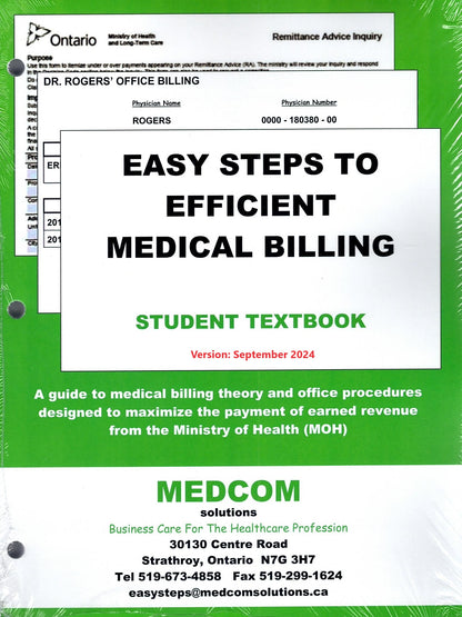 Easy Steps to Efficient Medical Billing Student Manual